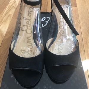 Same Edelman Suede Sandals- WIDE